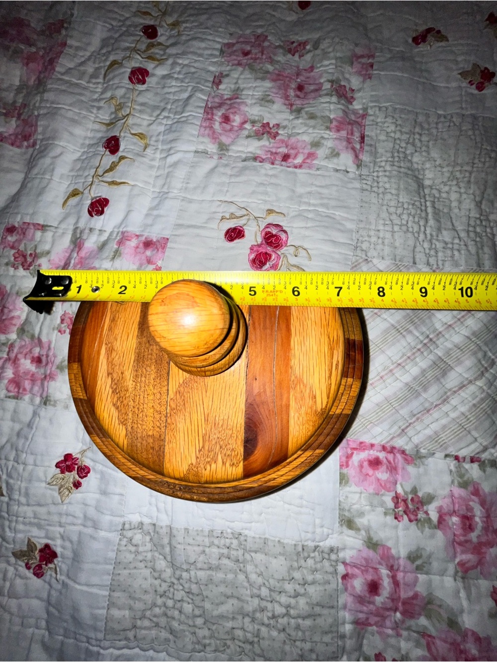 Handcrafted Wooden Half-Moon Trinket Box Hand Turned Half Circle Design - Picture 15 of 16